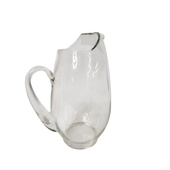 Clear Glass Pitcher 90 oz Large Capacity Jug for Water, Juice, flowers.  10.5 in - Picture 7 of 8